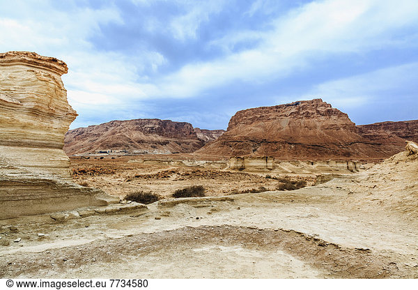 Fortress In The Judean Desert  Masada Southern District Israel