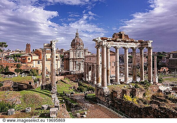 Forum Romanum  Rom  Latium  Italien  Europa