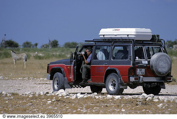 Fotograf bei der Arbeit Namibia Afrika