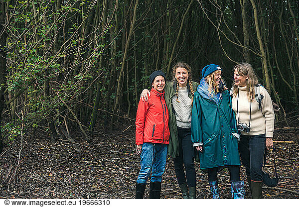 Four French Woman On A Foraging Trip In Scandinavia
