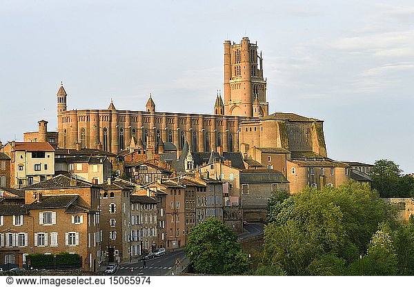 France,  Tarn,  Albi,  the episcopal city,  listed as World Heritage by UNESCO,  Ste Cecile cathedral