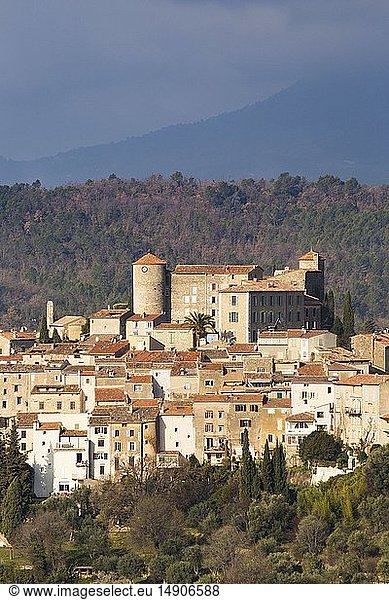 France,  Var,  old town of Callian and its castle