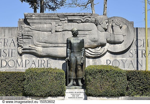 France France, Vosges, Dompaire, memorial of the battle of tanks of the ...