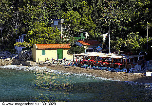 France  Alpes Maritimes  Cap d'Ail  Mala beach  Eden Beach restaurant