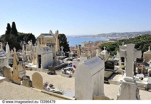 France  Alpes-Maritimes  Nice  the Castle cemetery at the castle hill