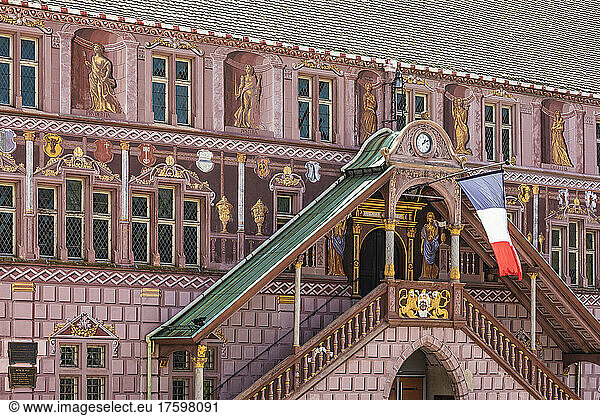 France  Alsace  Mulhouse  Entrance of historical town hall