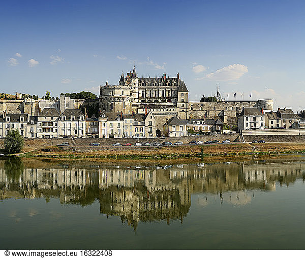 France  Amboise  view to Chateau d'Amboise
