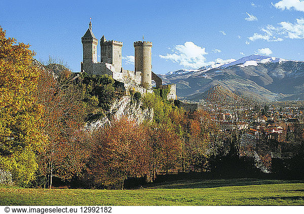 France  Ariege  Foix  the castle