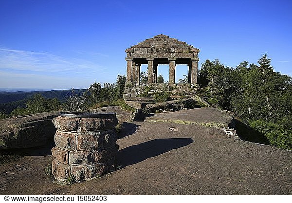 France Bas Rhin The temple of Donon is at 1 009 meters above sea level It was erected at the top in 1869 It is the work of the architect Louis Michel Boltz