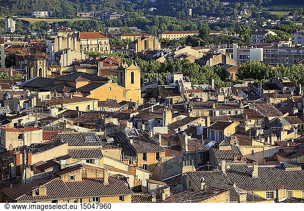 France  Bouches du Rhone  Aix en Provence  view from the Cathedral Saint Sauveur