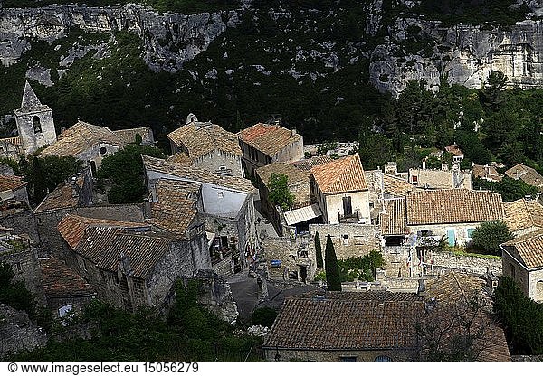 France  Bouches du Rhone  Les Baux de Provence  medieval village