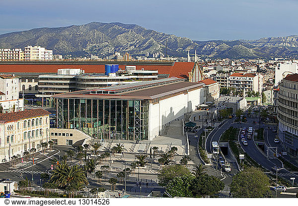 France Bouches du Rhone Marseille 1st district St Charles station Honnorat hall inaugurated in December 2007 architect Jean Marie Duthilleul
