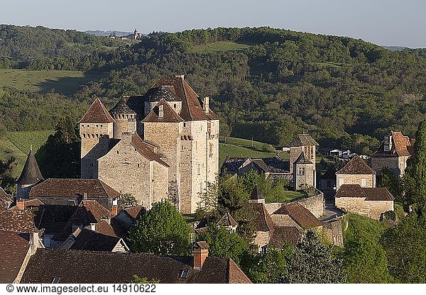 France  Correze  Curemonte  labelled Les Plus Beaux Villages de France (The Most Beautiful Villages of France)