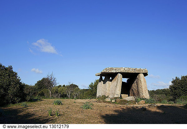 France  Corse du Sud  Sartene  archaeological site of Cauria  dolmen Fontanaccia