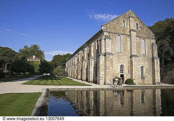 France  Cote d'Or  Marmagne  Fontenay Cistercian Abbey  listed as World Heritage by Unesco  the old forge building