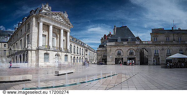 France  Cote-dOr  Dijon  Town square in front of Palace of Dukes and Estates of Burgundy