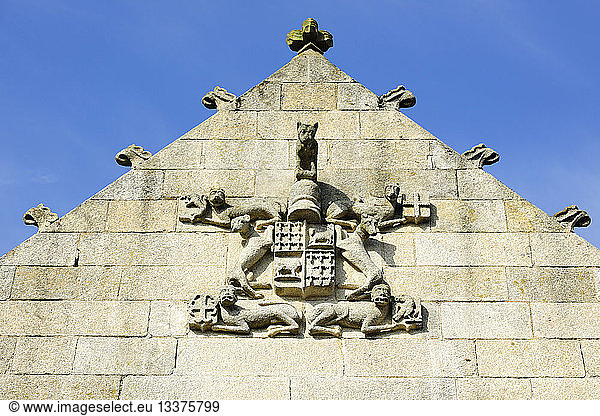 France  Cotes d'Armor  Mur de Bretagne  the church