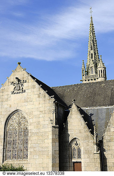 France  Cotes d'Armor  Mur de Bretagne  the church