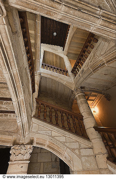 France  Dordogne  Perigueux  Renaissance Staircase in the Hotel St. Astier