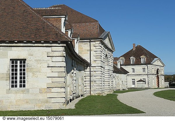 France  Doubs  Arc and Senans  in the royal saline listed as World Heritage by UNESCO  the former rounded building of cooperage