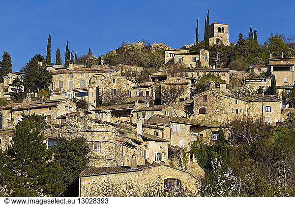 France  Drome  Drome Provencale  Mirmande  labeled Les Plus Beaux Villages de France (The Most Beautiful Villages of France)