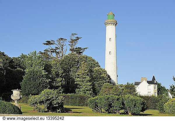 France  Finistere  Benodet  the lighthouse of Benodet (or fire of the pyramid)