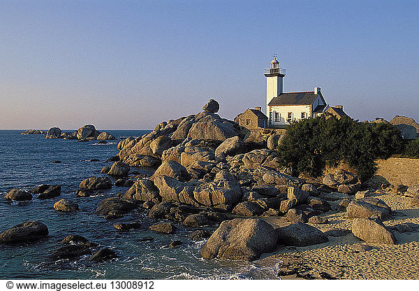 France Finistere Brignogan Plages Pointe de Beg Pol Pontusval Lighthouse
