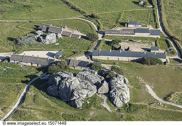 France  Finistere  Kerlouan  Meneham (aerial view)