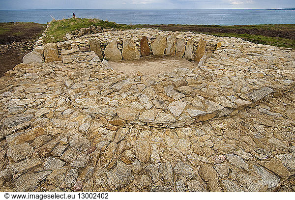 France  Finistere  Pays Bigouden  Plouhinec  neolitic burial site of the Pointe du Souc'h