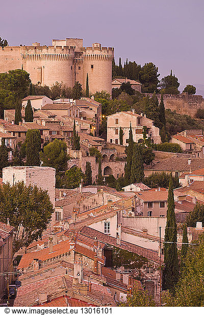 France  Gard  Villeneuve les Avignon  ramparts of Saint Andre Fort