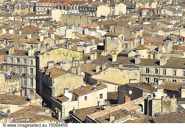 France  Gironde  Bordeaux  area listed as World Heritage by UNESCO  general view