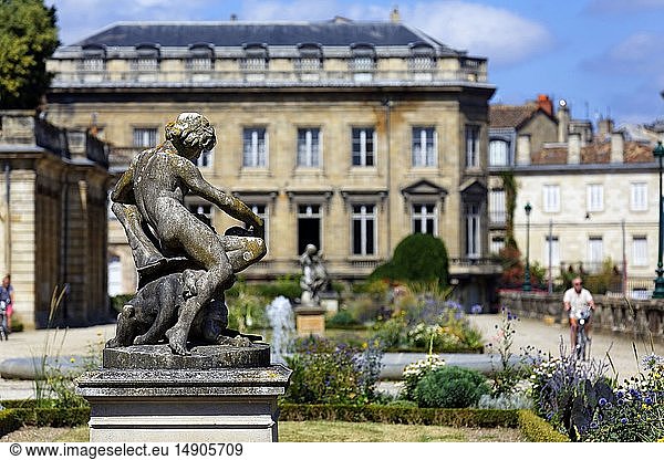 France  Gironde  Bordeaux  area listed as World Heritage by UNESCO  The Jardin Public