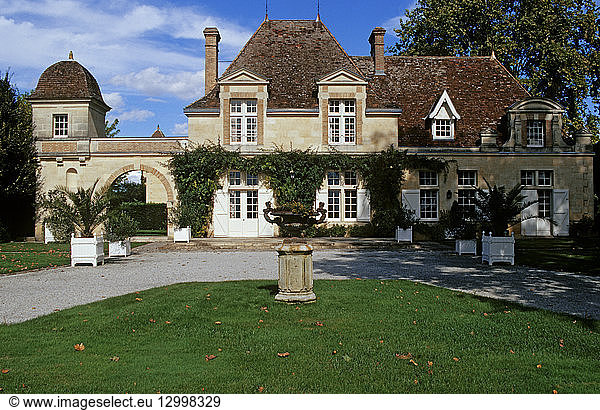 France  Gironde  Bordeaux Wine Region  Chateau Rauzan Segla  castle of the 17th-18th century  the main house