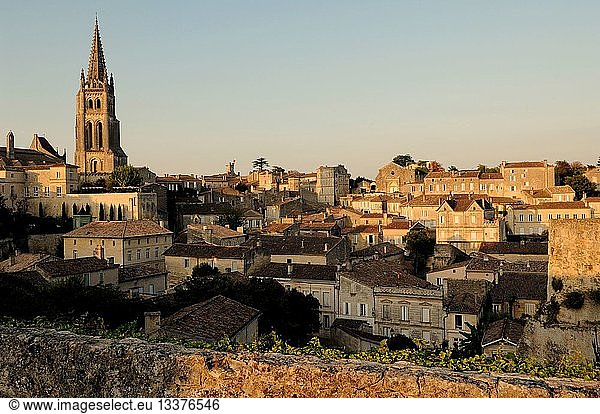 France  Gironde  Saint Emilion  medieval town listed as World Heritage by UNESCO  famous world wide wine area