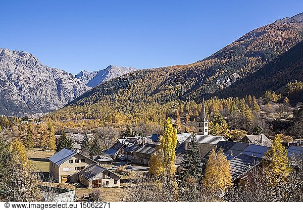 France  Hautes Alpes  Nevache  Claree valley  village of Nevache