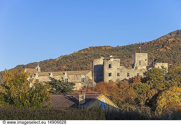 France  Hautes Alpes  Tallard  the castle (14th and 16th) classified as Historic Monuments