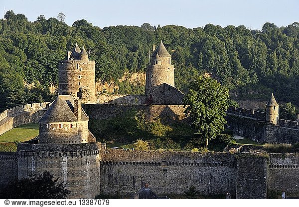 France  Ille et Vilaine  Fougeres  the castle