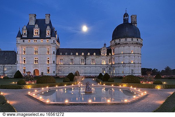 France  Indre  Berry  Loire Castles  Chateau de Valencay