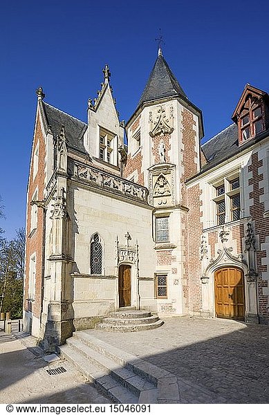 France  Indre et Loire  Loire valley listed as World Heritage by UNESCO  Amboise  Castle Clos Lucé  last home of Leonardo da Vinci