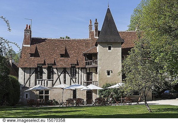 France  Indre et Loire  Loire valley listed as World Heritage by UNESCO  Amboise  the inn of the priory at the castle of Clos Lucé in Amboise