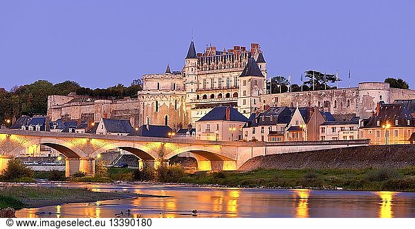 France  Indre et Loire  Loire Valley listed as World Heritage by UNESCO  Chateau d'Amboise