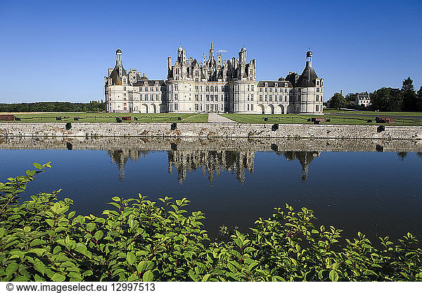 France  Loir et Cher  Loire Valley listed as World Heritage by UNESCO  Chateau de Chambord