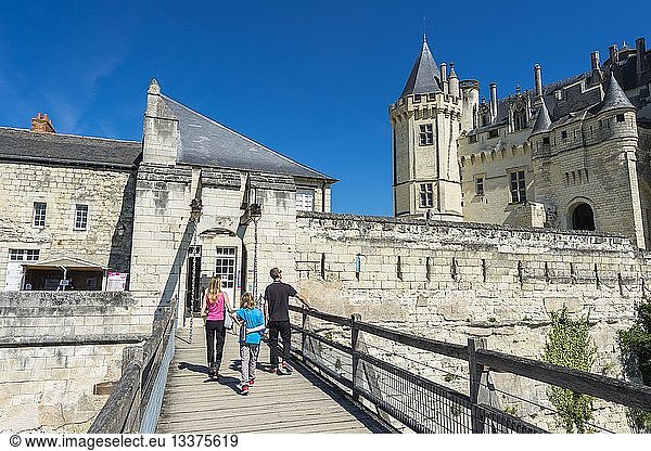 France  Maine et Loire  Loire valley listed as World Heritage by UNESCO  Saumur  the castle