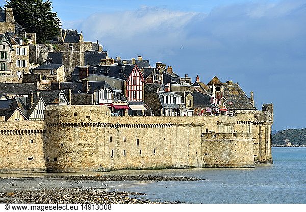 France  Manche  Mont Saint Michel Bay listed as World Heritage by UNESCO  Mont Saint Michel