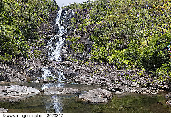 France  New Caledonia  Grande Terre  Caledonian ridge  north of Hienghene  waterfall Colnett or Oua Hinna