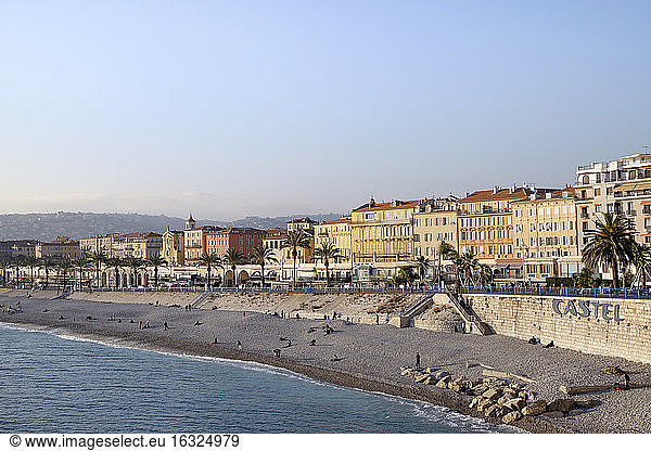 France  Nice  Promenade des Anglais  beach