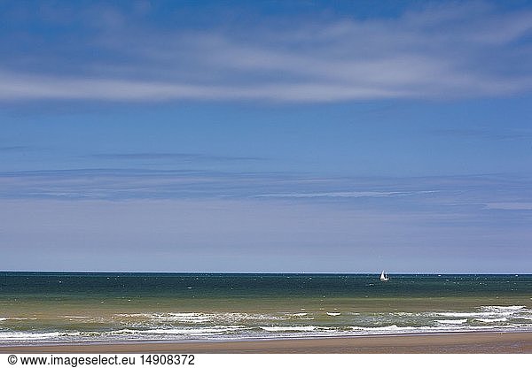 France  Nord  French Flanders Area  Dunkerque  view of the English Channel