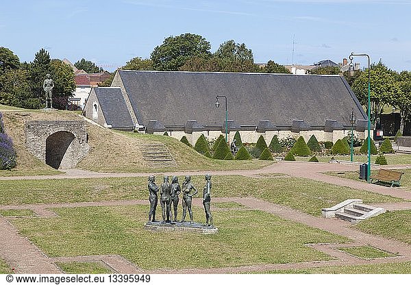 France  Nord  Gravelines  tinderbox housing the current museum prints in the grounds of the arsenal and French garden