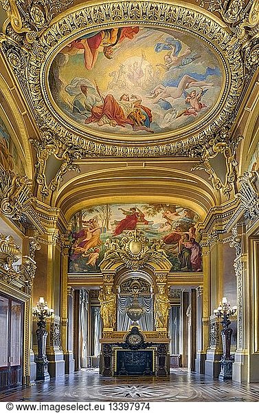 France  Paris  Garnier opera house  the foyer