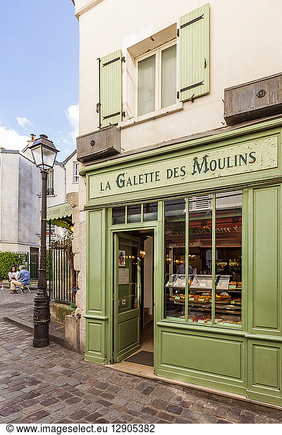 France  Paris  Patisserie  Cafe La Galette des Moulins